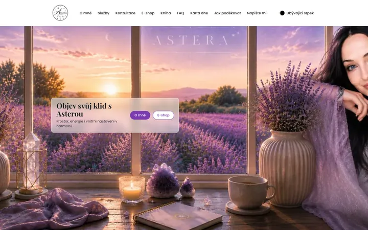 Web Asteralight — asteralight.cz