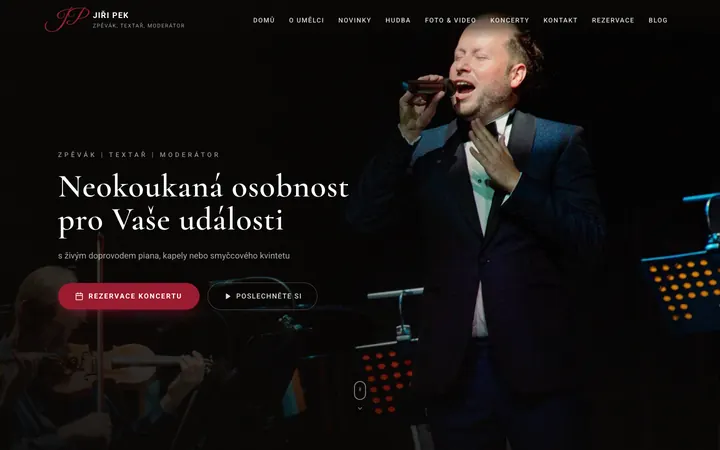 Web Jiří Pek — jiripek.cz