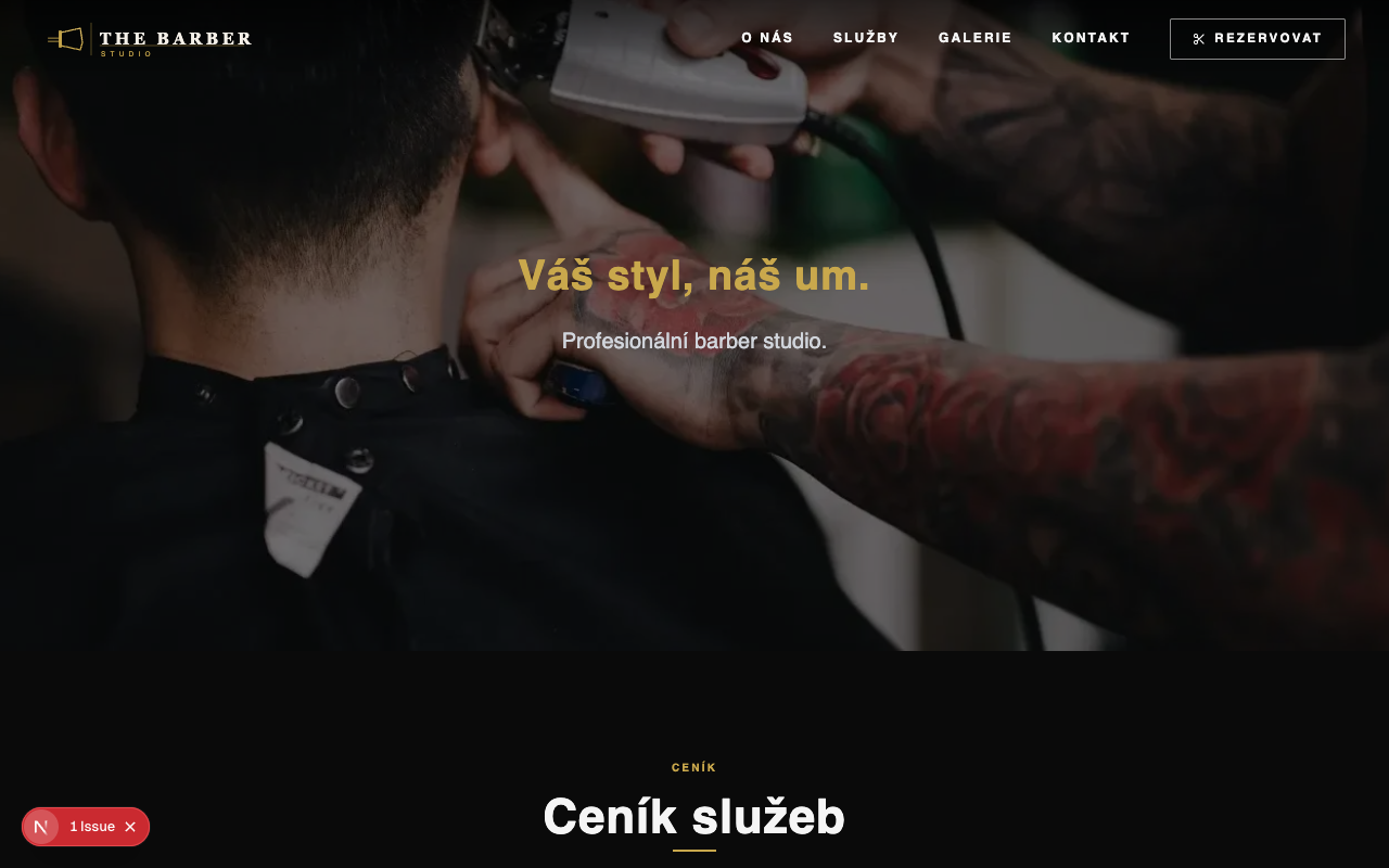 Barber — Dark Luxury