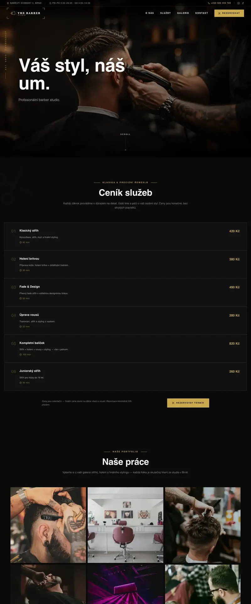 Website template preview
