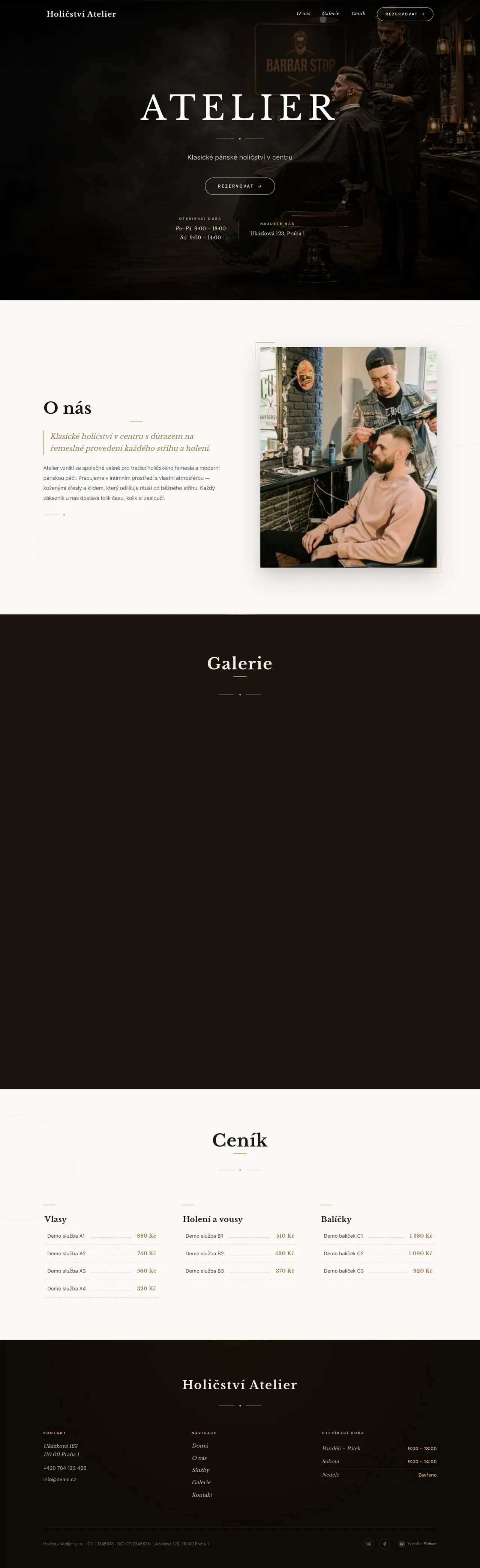 Holičství Atelier