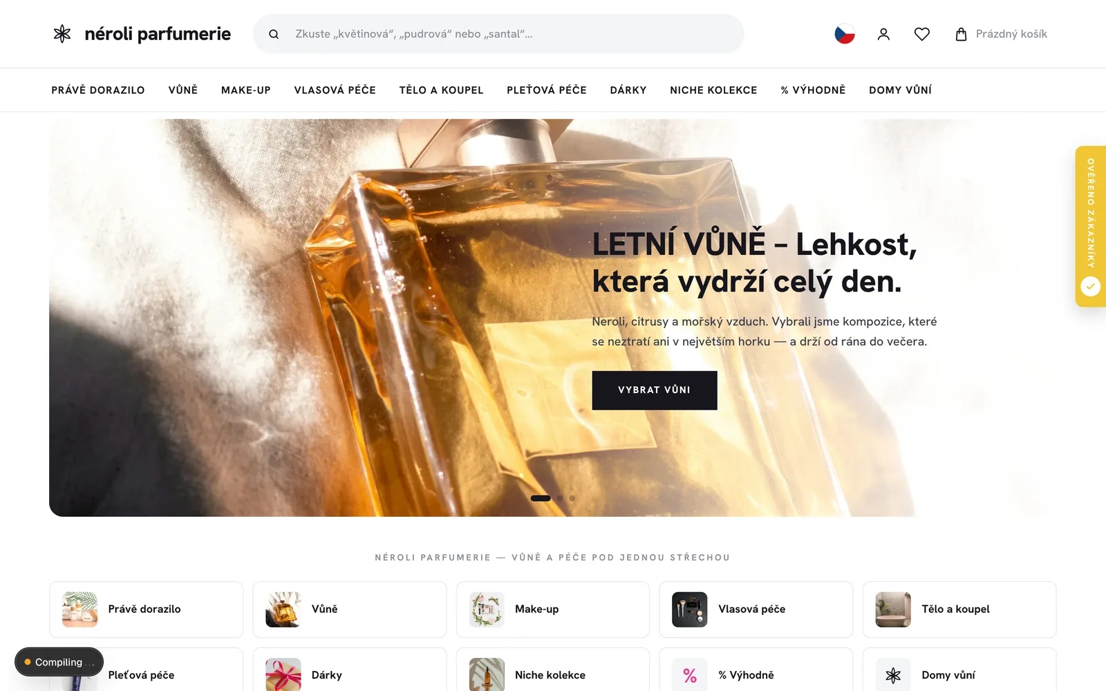 E-shop — Néroli perfumery
