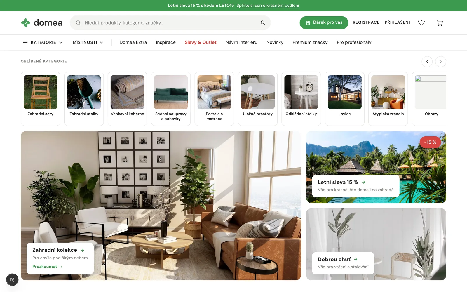 E-shop — Domea home & living